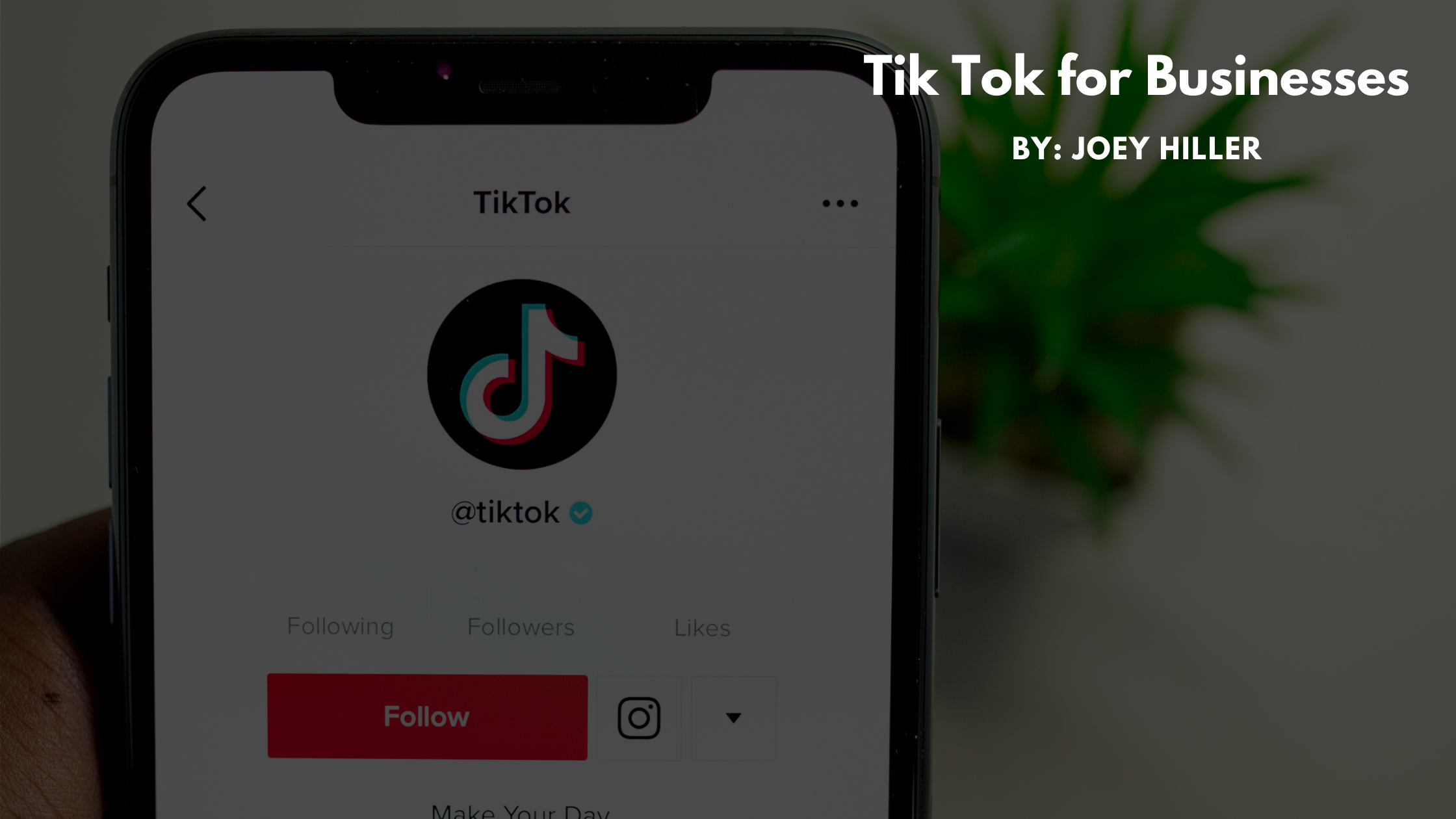 Tik Tok for your business